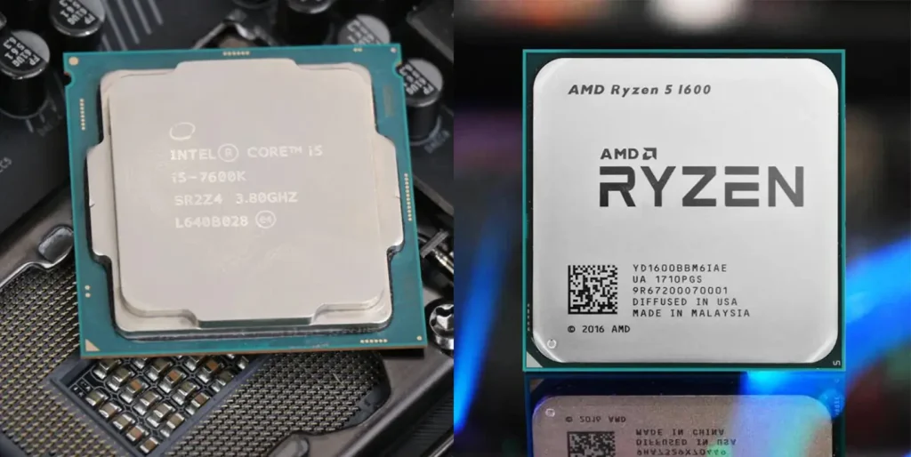 مقایسه ی عملکردRyzen-5-1600 و Core-i5-7600k