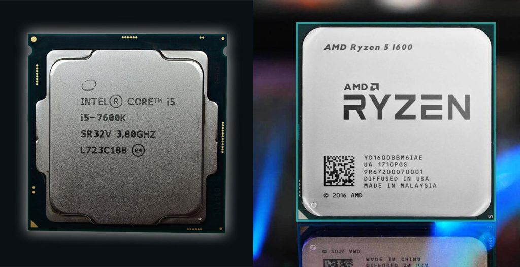 مقایسه ی راندمان Ryzen-5-1600 و Core-i5-7600k